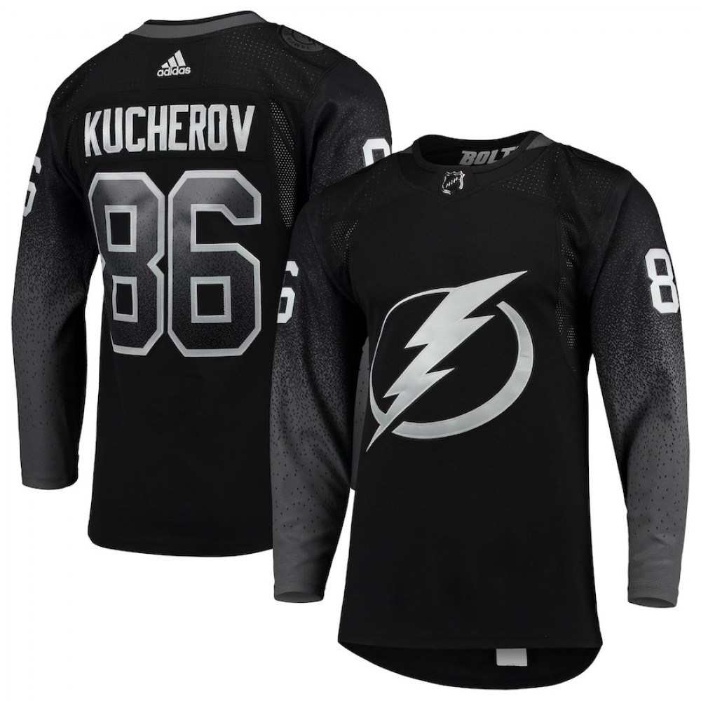 Men's Tampa Bay Lightning Nikita Kucherov #86 adidas Black Authentic Jersey-Pro Kit Vault | Brand New 26/27 Sports Jerseys
